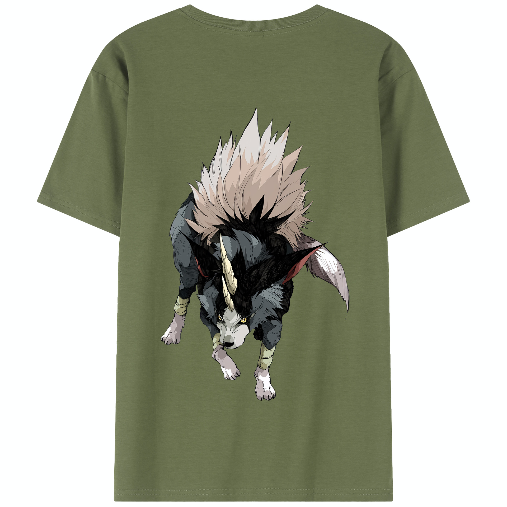 （画像用） 転スラ Regarding Reincarnated to Slime 綿100％半袖Tシャツ（背面プリント）